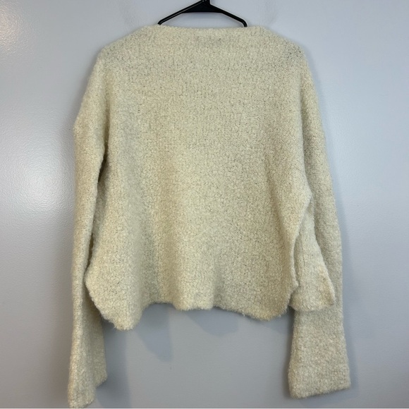Holebrook Sweden Baby Alpaca/Wool Cream Pullover Sweater Size M - Picture 2 of 12